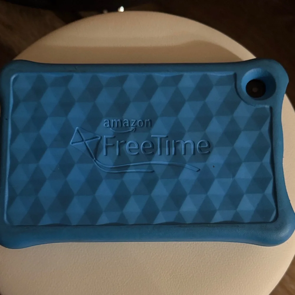Amazon Tablet with Blue Protective Case